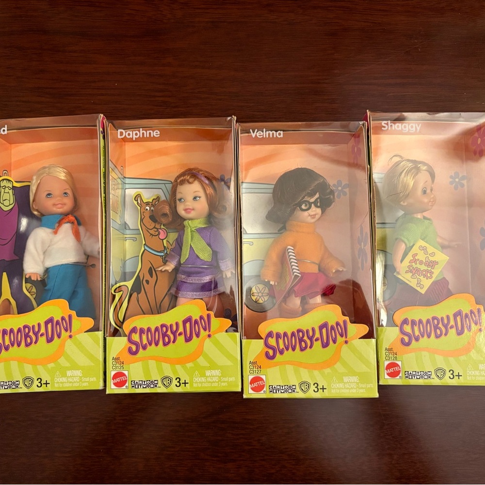 Scooby-Doo Mattel Dolls Full Set